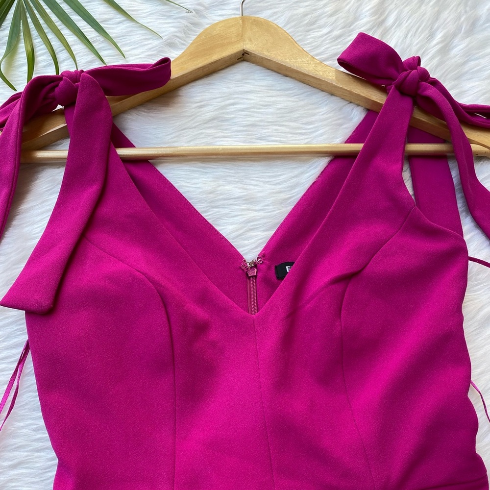 🌻EXPRESS hot pink mini dress. - Picture 3 of 7